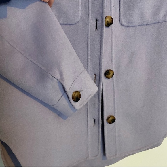 Rails Shacket CONNIE Shirt Shacket Jacket Lilac Lavender Size Medium, Wool blend - Picture 12 of 12